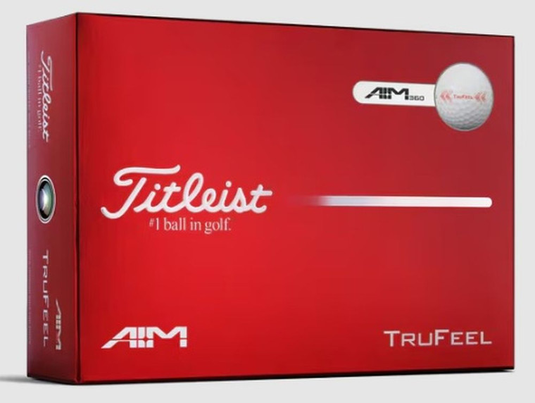 Titleist TruFeel AIM Golf Balls (White, 12pk) 1 dz 2026 NEW