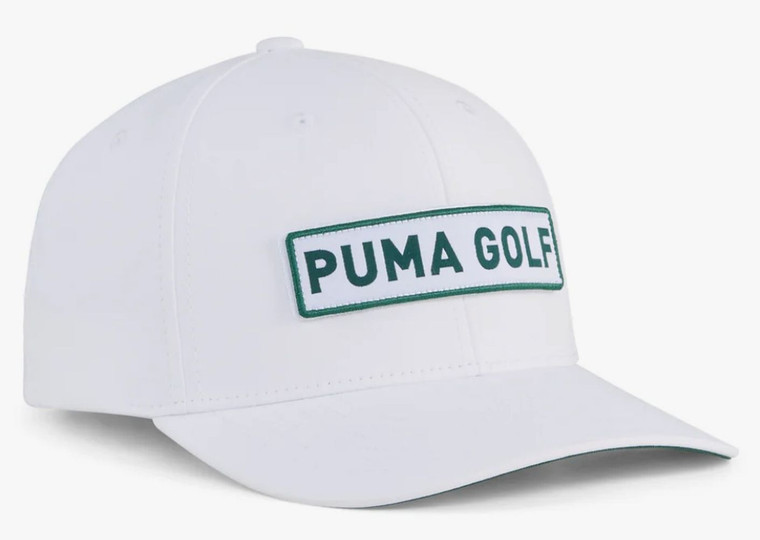 Puma Looper Cap (White Glow/Dark Myrtle, Adjustable) Golf Hat 2025 NEW