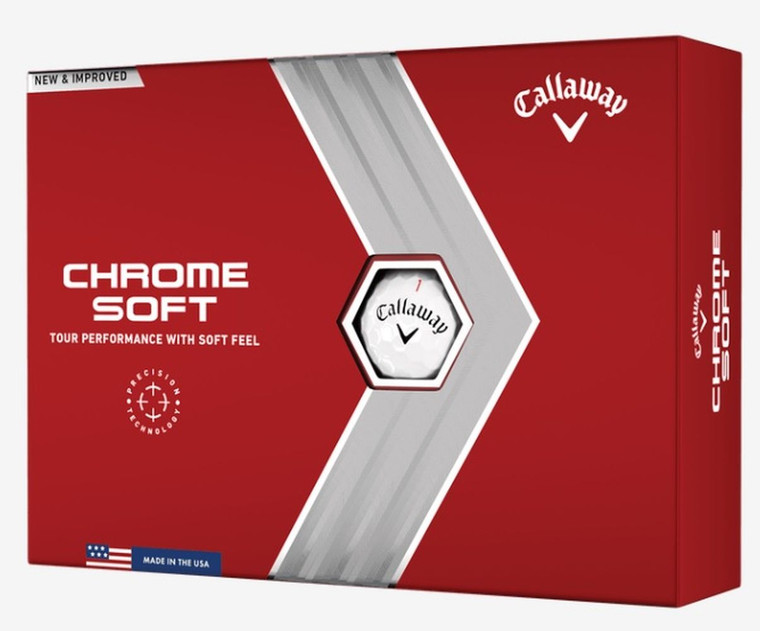 Callaway Chrome Soft Triple Track Golf Balls 2022 (White 12pk) NEW