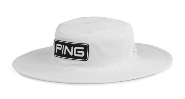 Ping Tour Boonie Hat (White, One Size) Golf Cap NEW