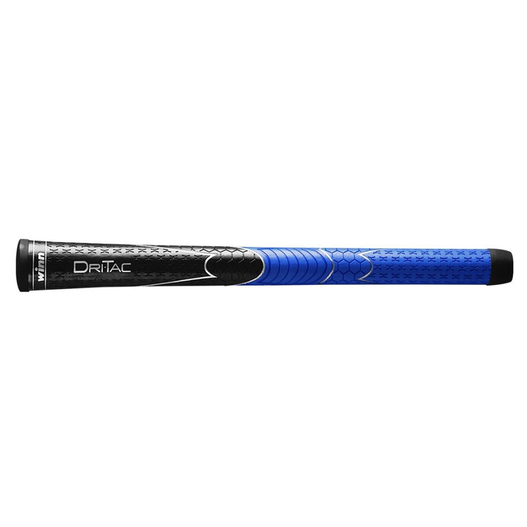 Winn Dri-Tac Golf Grip (Midsize, Black/Blue, 6DT-BBL, 7pk) NEW