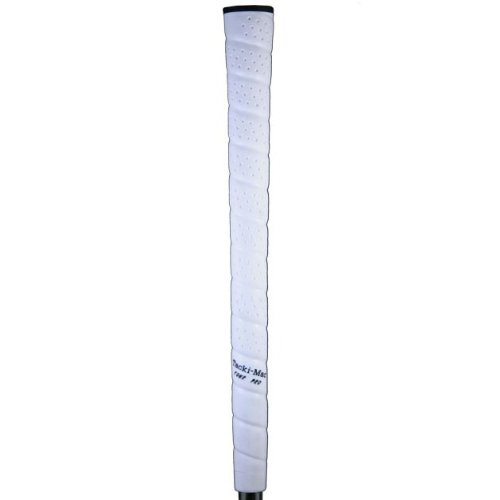 Tacki-Mac Itomic Wrap Grip (WHITE, Jumbo, .580) Black Cap Golf NEW