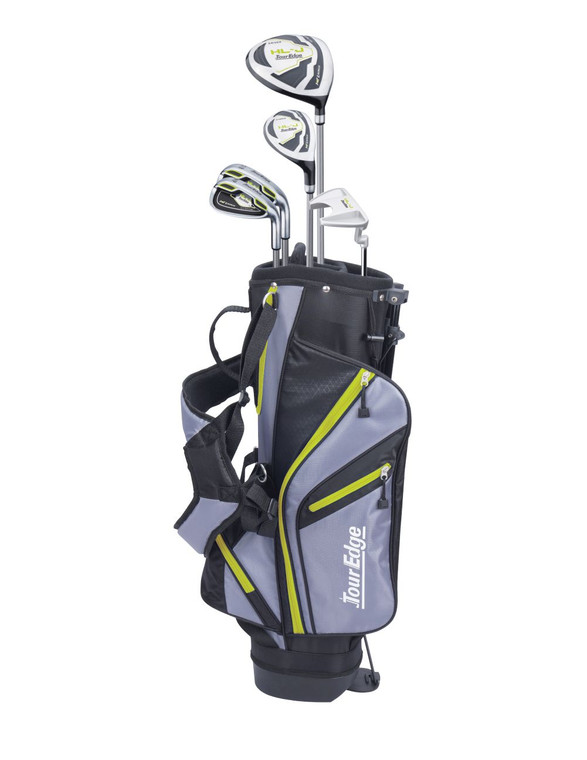 Tour Edge HL-J Junior Iron Set (LIME GREEN 4x1, Graphite Juniors, LEFT) NEW