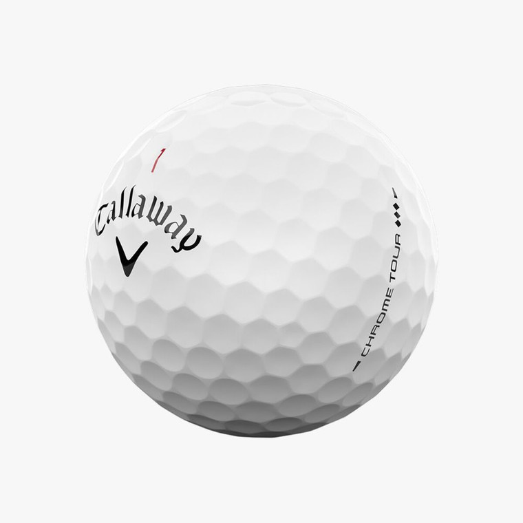 Callaway Chrome Tour Triple Diamond Golf Balls (White, 3pk) 1 Sleeve 2026 NEW