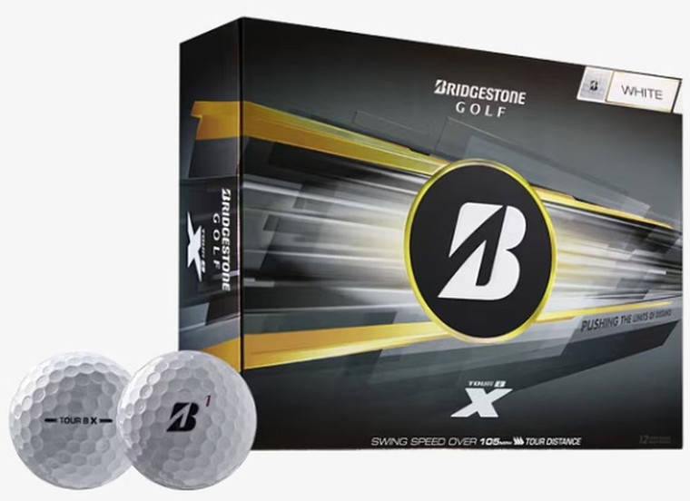 Bridgestone Tour B-X Golf Balls (White, 24pk) 2dz 2026 NEW