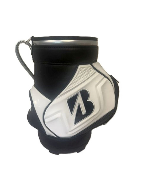 Bridgestone Den Caddy (White/Black/Silver, 9"x15.5") 2026 Mini Display Bag NEW