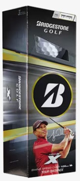 Bridgestone Tour B-X Tiger Woods Edition Golf Balls (White, 3pk) 1dz  2026 NEW