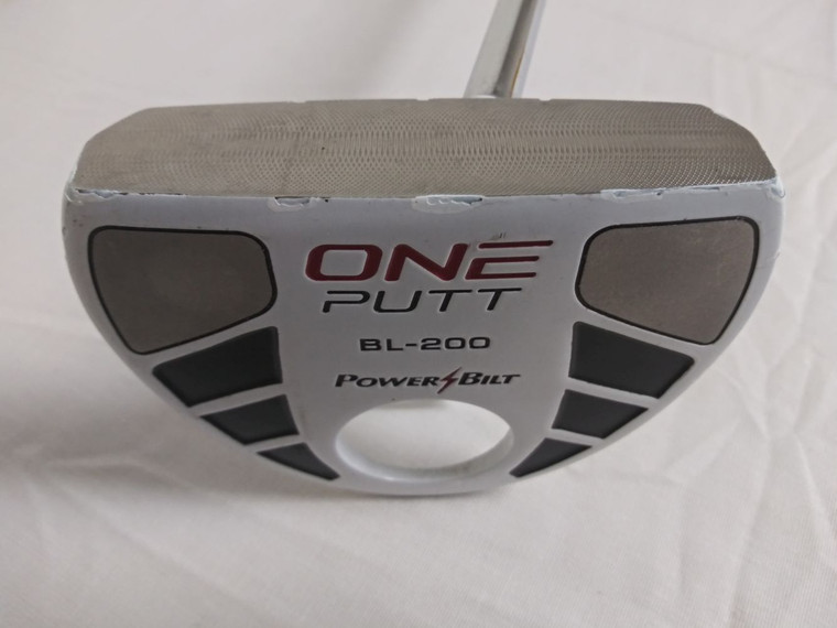 PowerBilt TPS BL-200 One Belly Putter 41" (White Finish) BL200 Golf