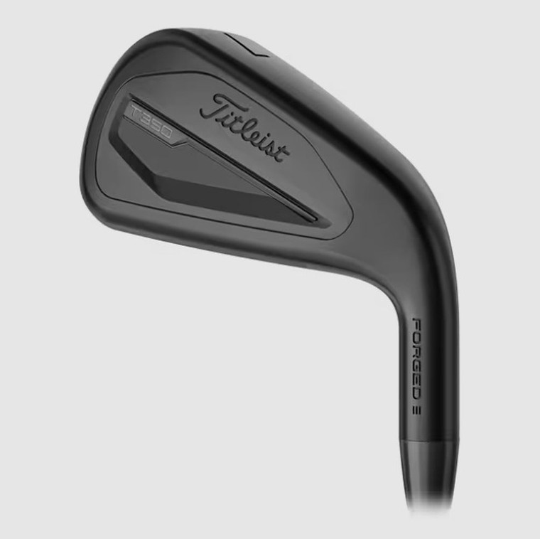 Titleist T350 Black Irons Set 7-PW+AW+W2 (Graphite Tensei Red, Senior) 2023