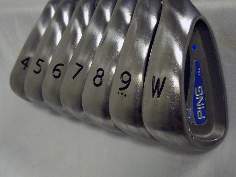Ping G2 Iron Set 4-PW Blue Dot (Steel CS Lite Cushin Regular, LEFT) -1.5" SHORT