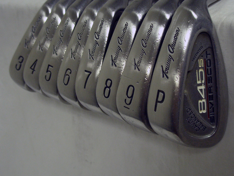 Tommy Armour 845s Silver Scot Irons Set 3-PW (Steel Tour Step STIFF, +1") Golf