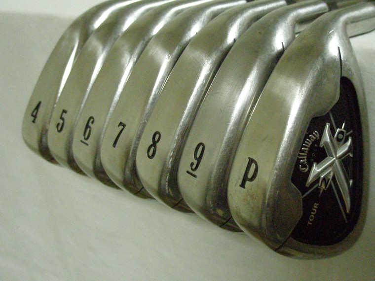 Callaway X-20 Tour Irons Set 4-PW (Steel Project X 6.0 Stiff) 2* FLAT Golf Clubs