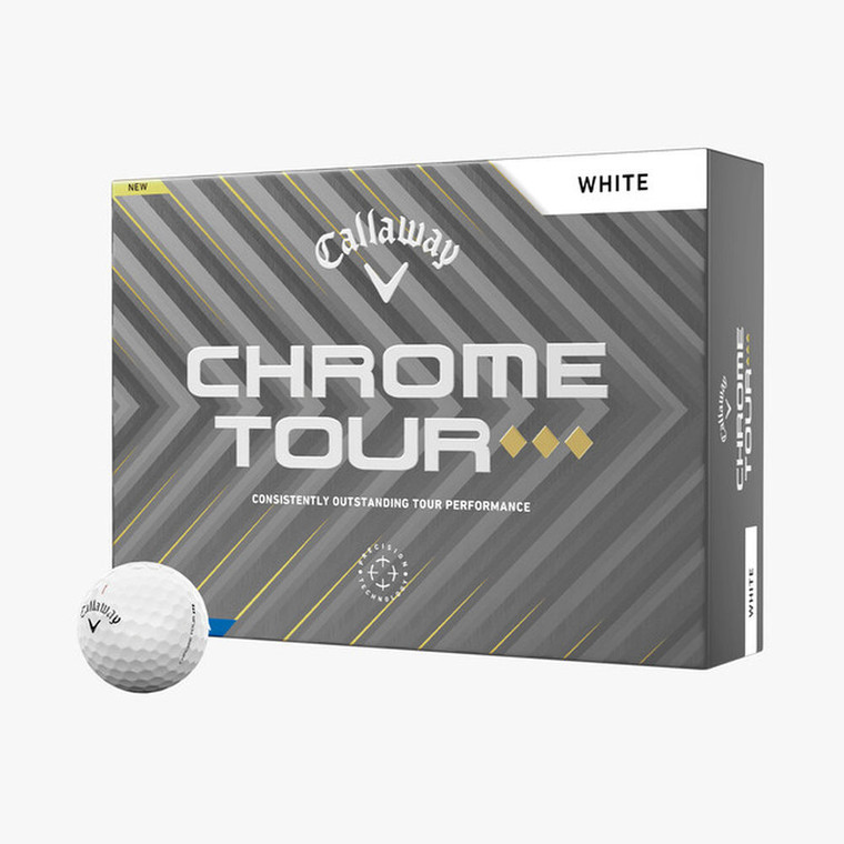 Callaway Chrome Tour Triple Diamond Golf Balls (White, 24pk) 2dz 2025 NEW