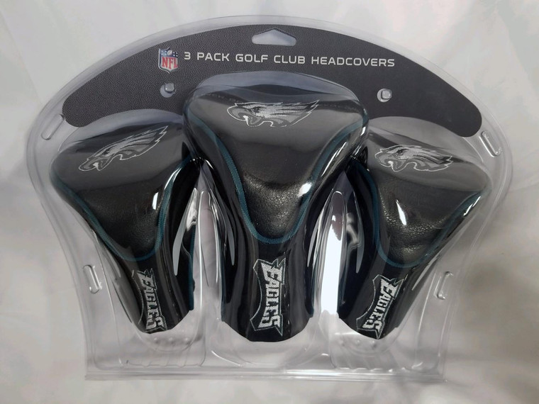 Team Golf Contour Golf Club Headcovers 3pk (Philadelphia Eagles) NFL NEW
