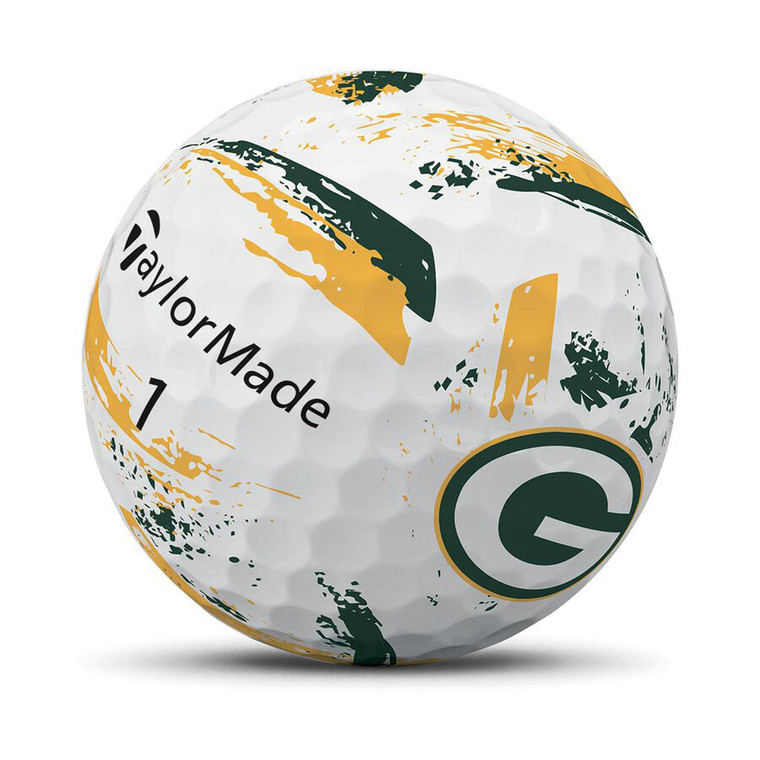 Taylor Made SpeedSoft Ink Golf Balls (Green Bay Packers, 3pk) 1 Sleeve 2026 NEW