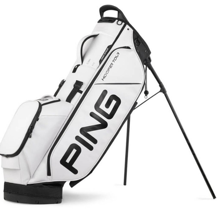 Ping Hoofer Tour Stand Bag (White/Black, 5-way Top) 2026 NEW