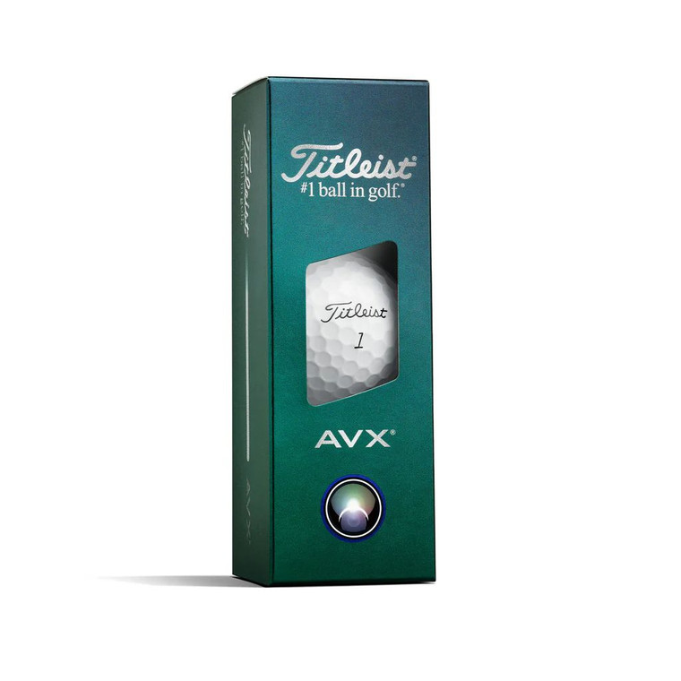 Titleist AVX Golf Balls (White, 3pk) 1 Sleeve 2026 NEW