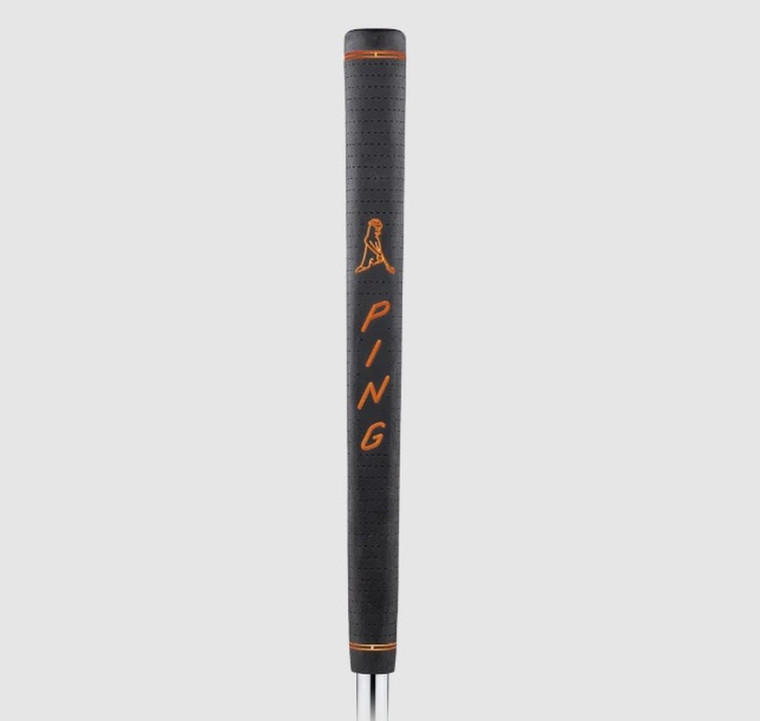 Ping Golf Pride PP58 Midsize Non-Cord Putter Grip (Black/Orange, .580) NEW