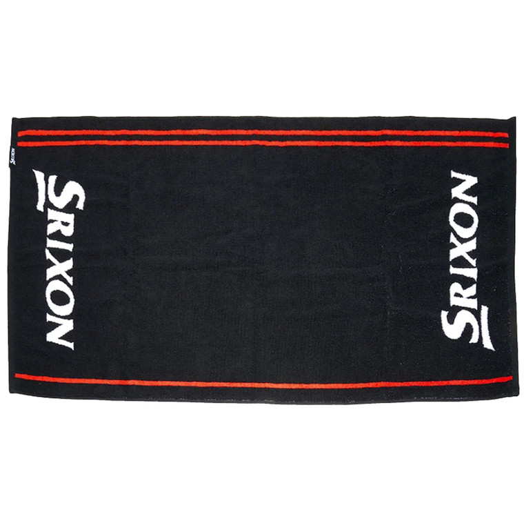 Srixon ZXi Tour Cotton Towel (Black/White, 44" x 22") 2026 NEW