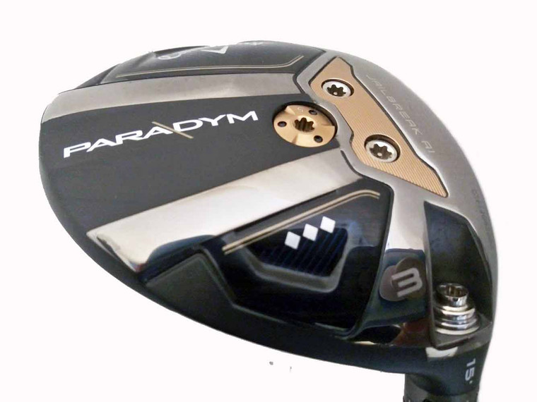 Callaway Paradym Triple Diamond 3 Wood 15* (Mitsubishi Kaili White 70 Stiff) Golf