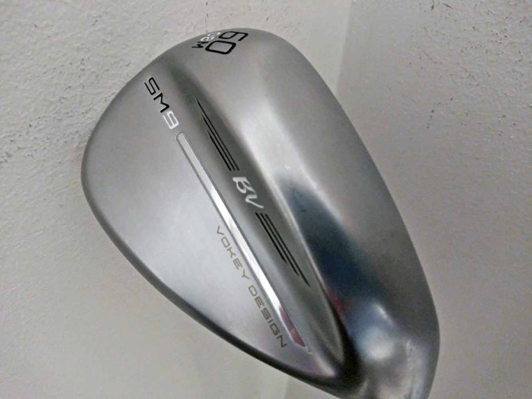 Titleist Vokey SM9 Lob Wedge 60* 08* (Tour Chrome, M Grind, KBS 610)