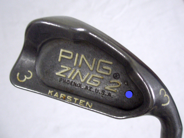 Ping Zing 2 3 Iron Blue Dot (Steel JZ Stiff) 3i Karsten Golf Club