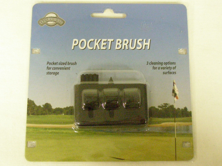On Course Pocket Brush Cleaning Tool NEW Golf