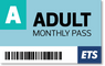 ETS Adult Monthly Pass