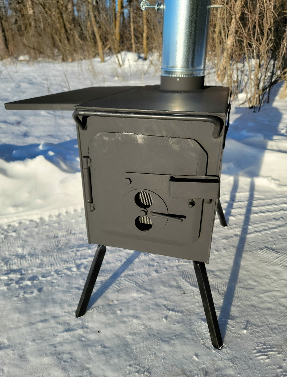 Two Dog DX Camp Wood Fired Stove--A great portable stove for your camp and  wall tent