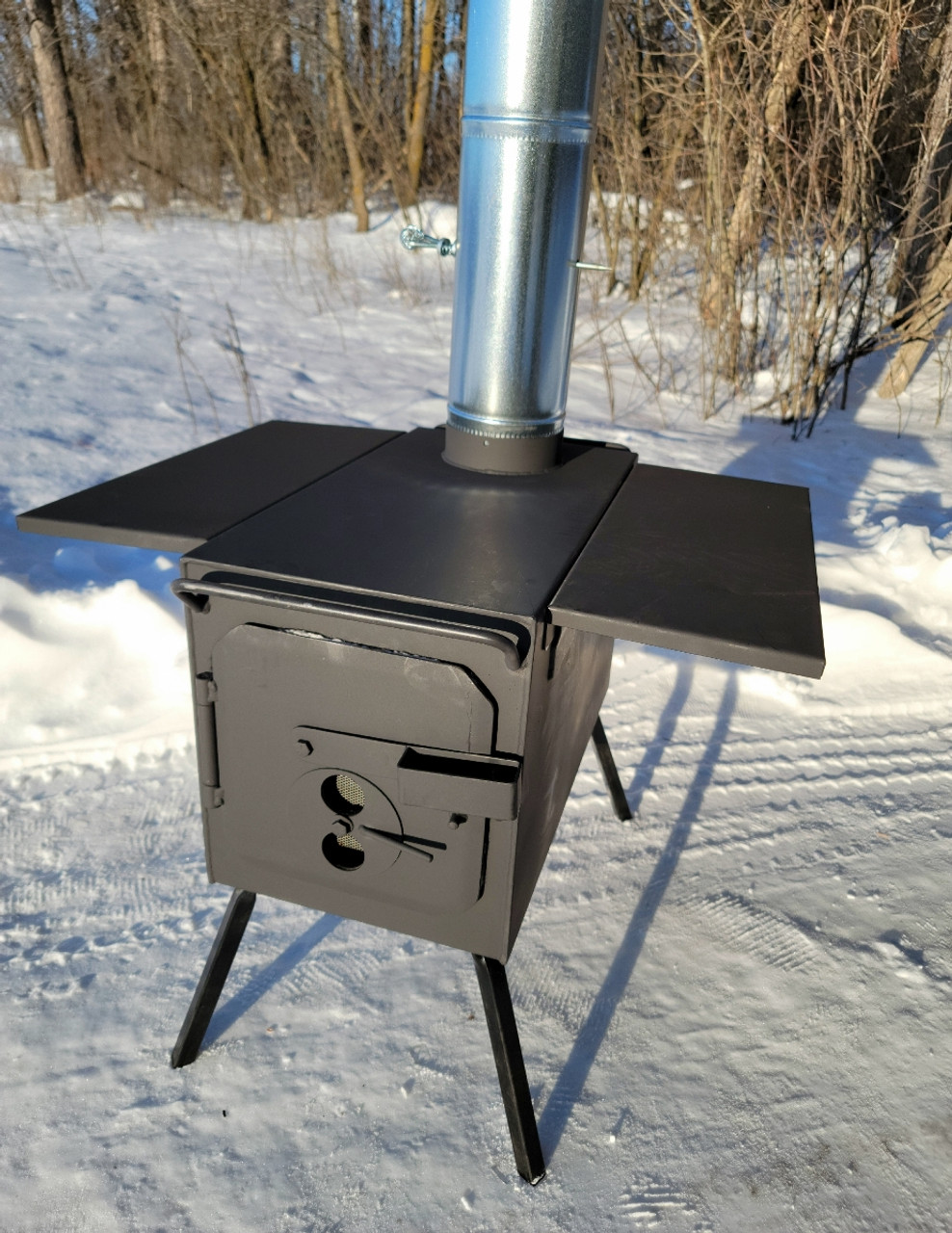 Two Dog DX Camp Wood Fired Stove--A great portable stove for your camp and  wall tent