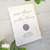 Deckled Edge Wax Seal Save the Date Card