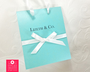 Tiffany Bag Quinceañera Birthday Invitations - Citlali Creativo LLC