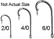 EAGLE CLAW ZINC PLATED LARGE EYE NO. 354Z