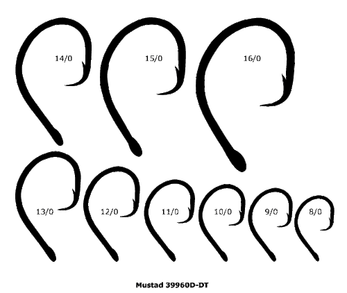 Mustad Circle #39960 10/0 Qty 100
