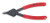 Mini Pliers deluxe with plastic handle & spring