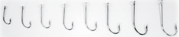 MUSTAD KIRBY (OFF SET) CADMIUM 3138ST HOOKS; CHOOSE SIZE FOR PRICE