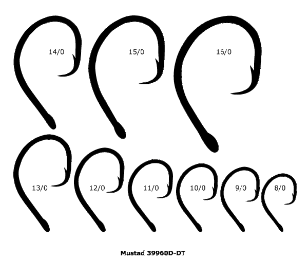 Mustad Circle #39960 10/0 Qty 100