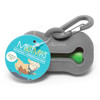 Messy Mutts Silicone Waste Bag Holder with Earth Rated Roll