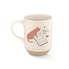 Pet Shop by Fringe Studio Stoneware Mug Cats, Books And Coffee 11oz