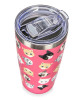Thermal Insulated Stainless Steel Cats Pattern 20 oz Coffee Tumbler