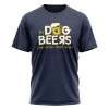 In Dog Beers -Heathered Navy T-shirt
