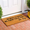 No Need To Knock Dog Doormat