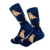 Golden Retriever Fun Novelty Crew Dog Socks