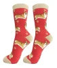 Welsh Corgi Fun Novelty Crew Dog Socks