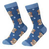 Yellow Labrador Fun Novelty Crew Dog Socks