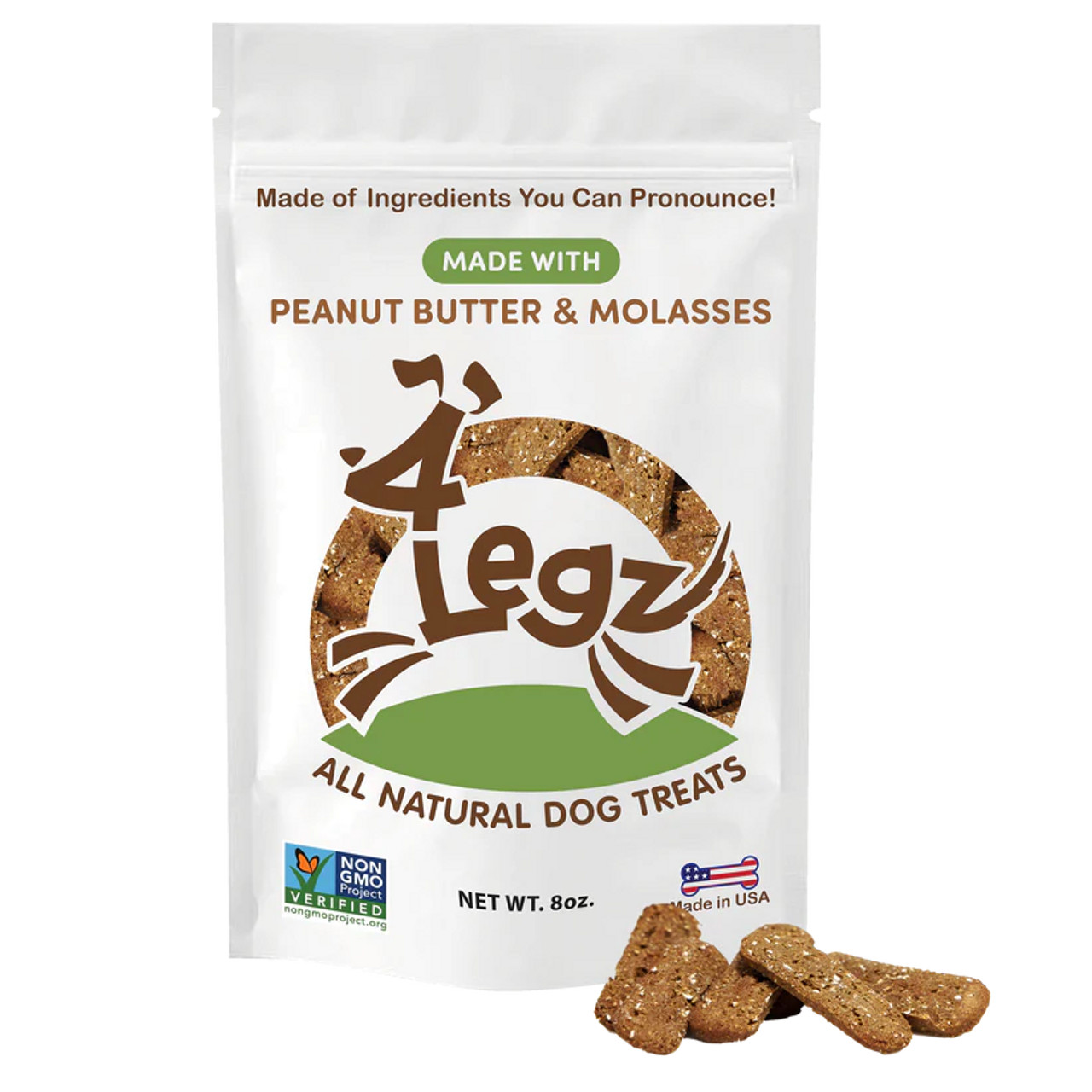 4Legz Kitty Roca Treats 8oz - YOU WOODIN