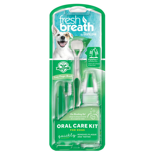 Tropiclean Oral Care Kit Medium and Large Dog WOODIN' YOU