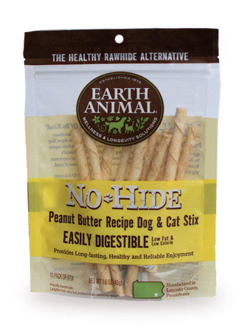 Earth Animal No-Hide Peanut Butter Stix