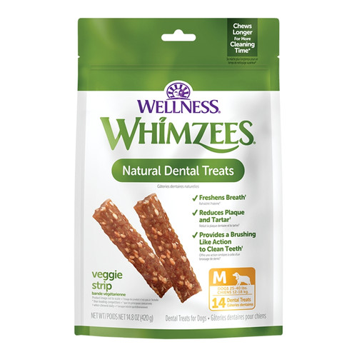 Whimzees Veggie Strip Dental Chew Medium