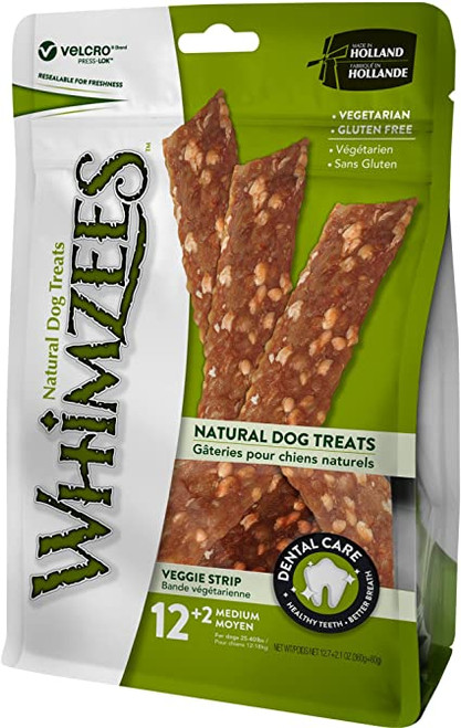 Whimzees Veggie Strip Dental Chew Medium